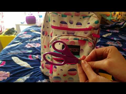 ASMR ~ 5 Tips For Keeping Your Bookbag Clean And Organized ~ What's In My Bookbag ~ Whispering