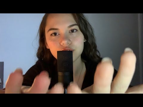 ASMR for sleep - repeating relax, it’s ok, shh / hand movements