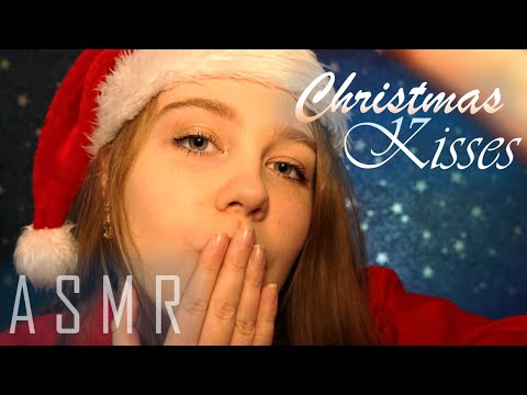 ASMR - CHRISTMAS KISSES ✨ - Close Up Personal Attention - Binaural 🎄 Relaxation, Study & sleep