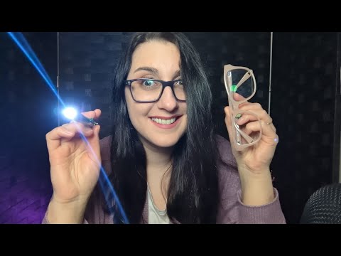 Fast ASMR Eye Exam ~ You Are in a Hurry