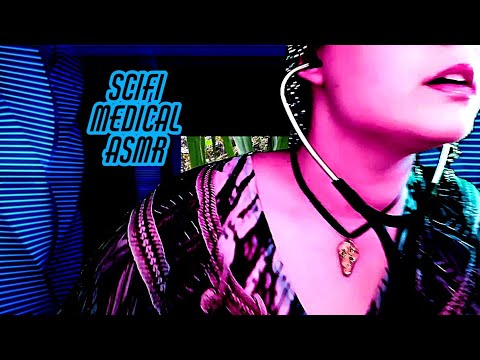 (Binaural ASMR) SCIFI insectoid alien medical exam | Cinematic physical exam played by real doctor