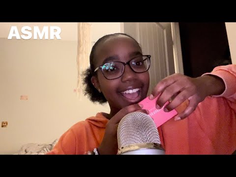 ASMR ear to ear repetition + tapping