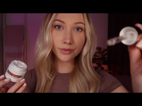 ASMR Relaxing Skincare, Eye Treatment & Pampering (+ lots of whispering) 🌙