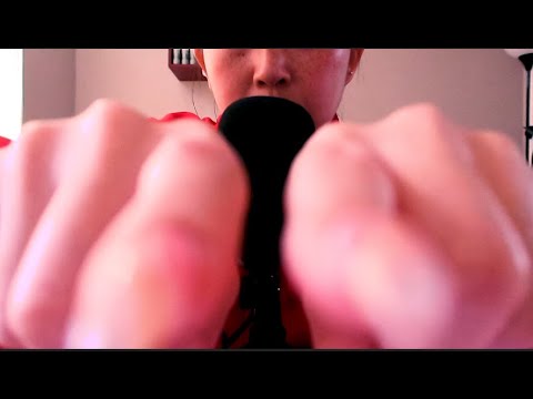 ASMR || Hand Movements and Mouth Sounds (w/ tapping, scratching, & whispering)