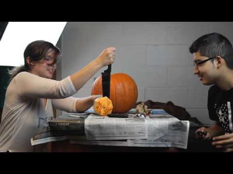 Pumpkin Carving ASMR (Normal Voice, Soft Spoken, Whispering)