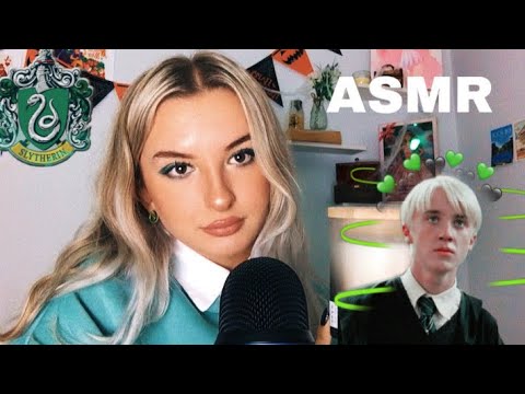 ASMR: a slytherin welcomes you (requested) 🐍💚