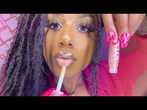 ASMR | Lipgloss Plumping + Application (Kylie Cosmetics)