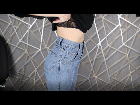💜🌸Dressing up ASMR (Anime top and jeans)💜💦