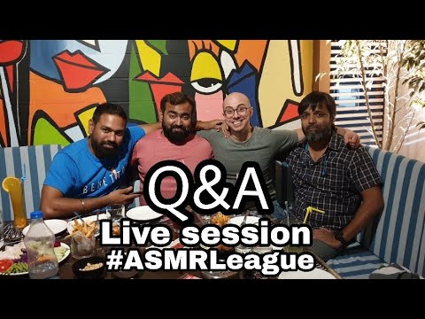 Q&A Live streaming 🎥 🍿 #ASMRLeague