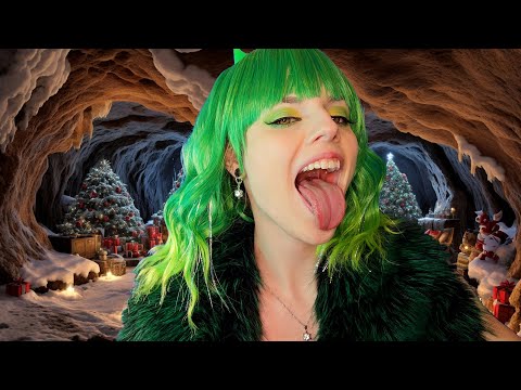 ASMR The Grinch Lens Fogging & Gum Chewing | No Talking After Intro