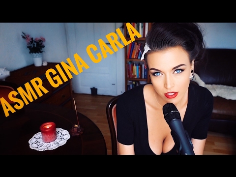 ASMR Gina Carla 📔 Reading German to calm you 🎤🎧