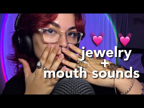 ASMR | ~fun~ jewelry sounds with mouth sounds