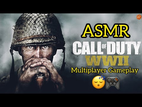 ASMR | Call Of Duty WW2 Gameplay  (Whispering w/Controller Sounds 😴) Domination Games
