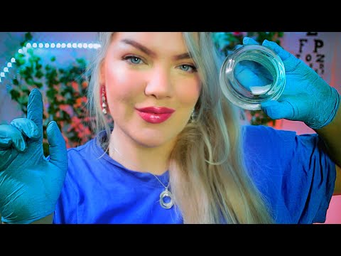 ASMR Detailed Cranial Nerve Exam, New Triggers, Medical Eye and Ear Tests