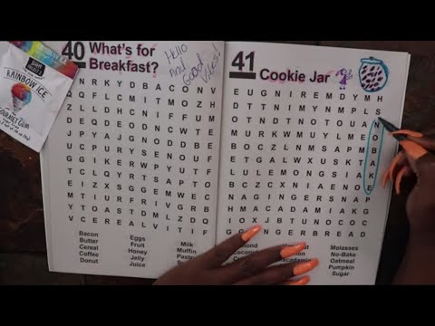 ASMR Chewing Gum Late Night Word Search Cookie Jar