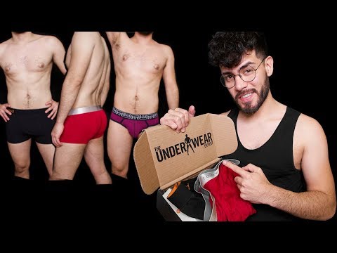 ASMR - Men's Underwear Unboxing (Male Whisper)