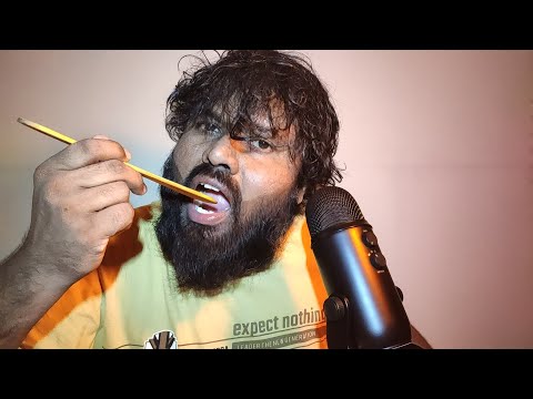 ASMR Eating Your Face With Wooden Spoon