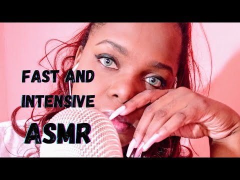 ASMR/ Inaudible Whispering/Fast Intense Mouth Sounds/ Asmr for sleep