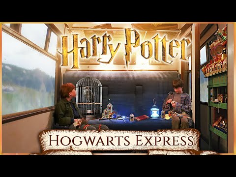 The Hogwarts Express 🚂 [ASMR] Harry Potter Philosopher's Stone Ambience ⚡ Study Relax - Train sounds