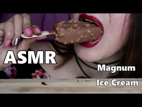 ASMR Magnum Ice Cream Eating Sounds