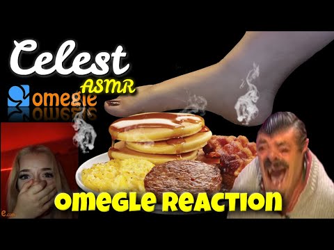 FUNNY OMEGLE FOOT CRUSH REACTIONS!  | Celest ASMR