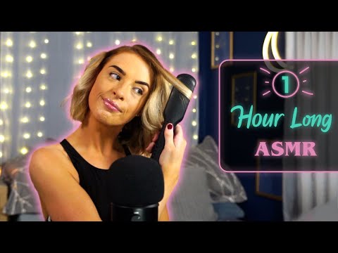 [ASMR] 1 Hour!! Hair Play / Hair Wash / Blow Dry / Curling Hair