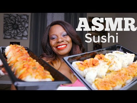 Sushi ASMR Peppermint Inaudible Whispering | Spicy 😍 Eating Sounds