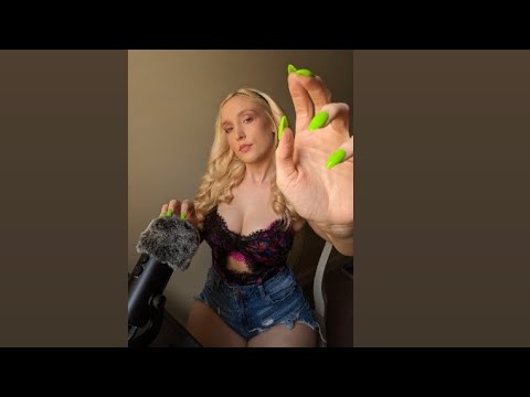 🎧 ASMR Fluffy Mic Scratching-Hand Movements for relaxation💤😴💜⛈️