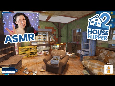 ASMR 🏚️➡️🏡 Cleaning a Filthy House in House Flipper 2!!