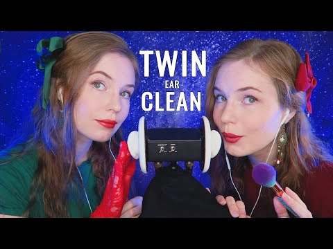 DOUBLE the TINGLE - twin ear cleaning with SOOO MANY tools - ASMR