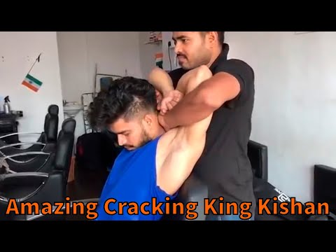 Relaxing Head Massage By Kishan to Firoz |  Head Massage Therapy With Neck Cracking ASMRYOGi2 Ep-39
