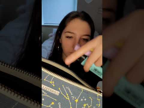ASMR what's in my pencil case?