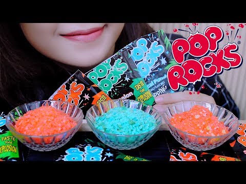 ASMR eating POPROCKS (Popping candy) EATING SOUNDS | LINH-ASMR