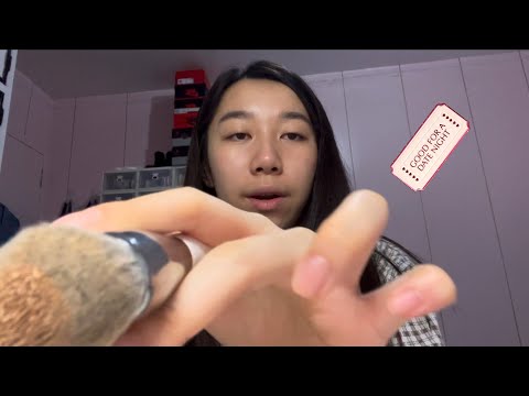 Friend does your makeup for a date night! ￼￼| ASMR