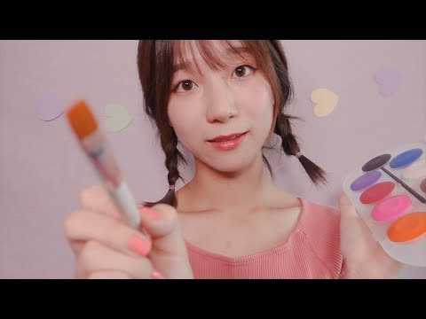 Doing Your Lovely Face Painting🎨/ASMR Face Paint Roleplay