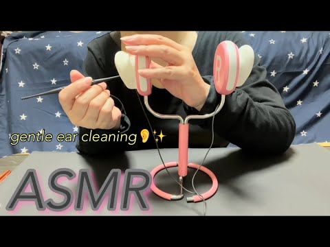 【ASMR】見た目はめちゃくちゃシンプルだけど、最高に優しくて気持ちがいい耳かき音☺️ A simple but gentle and pleasant ear pick👂✨️