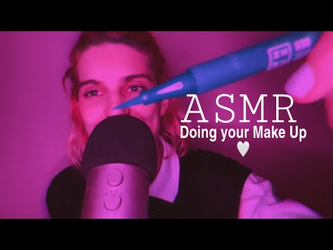 ASMR | Doing Your Make Up 💄(tingly mouth sounds)