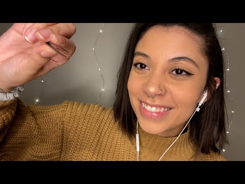 ASMR Friend Does Your Eyebrows [Mini Roleplay]