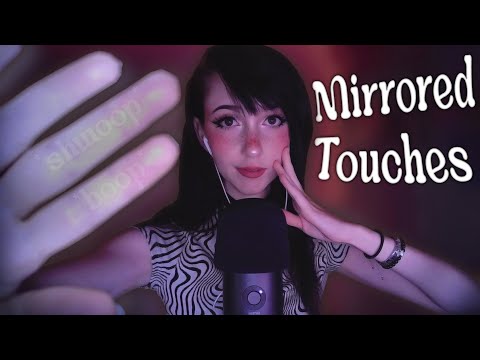 ASMR ☾ making you sleepy with Mirrored Touch ✨ tongue clicking, shh, boop...💜