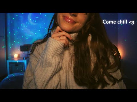 ASMR | Whispered Rambles with Fabric Scratching, Hand Movements and Nail Tapping