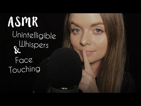ASMR | Close Up Unintelligible Whispers // Hand Movements (Yeti)