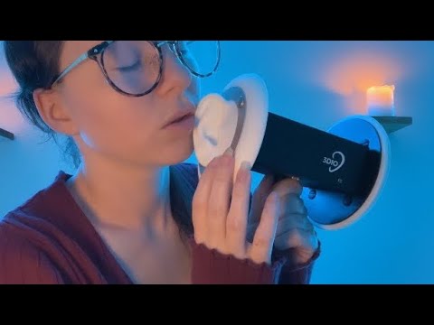 💙Extremely Close Up ASMR (Ear Cleaning, Mouth Sounds, Tapping, etc)