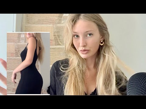 ASMR Clothes Try On💋 Fabric & Skin Scratching
