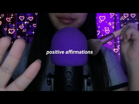 asmr positive affirmations and personal attention