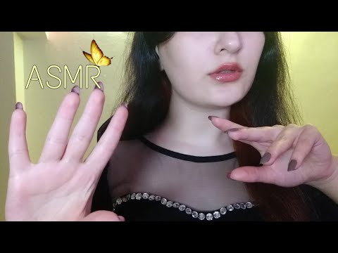 ASMR hand movement,soft spoken (trying to relax you)💛