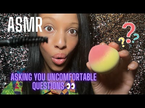 ASMR POV DOING YOUR MAKEUP WHILE ASKING YOU UNCOMFORTABLE QUESTIONS #asmr #makeupasmr