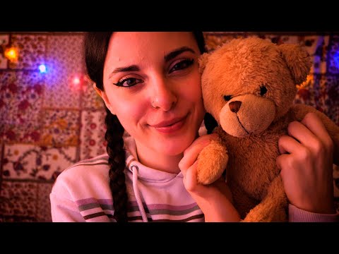 ASMR | Bedtime Together RP ❤️💫 🌧(Personal Attention, Shh its okay, Face stroking, Story Reading)