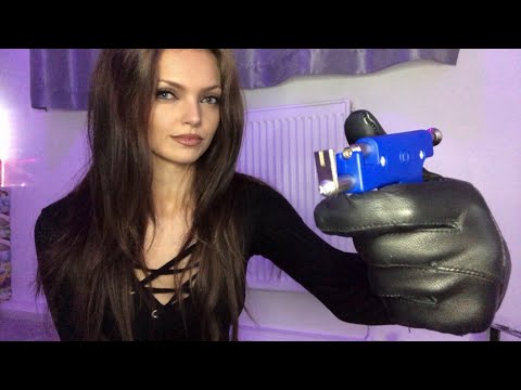 ASMR ~ Piercing you RP | Leather Gloves | Personal Attention | Whispering ✨
