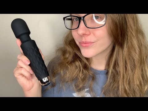 ASMR Unboxing And Reviewing Funzze Adult Toy - Mini Wand Massager