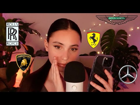ASMR rich Mommy 👸🏻 whispers expensive CARS 🏎️ in your ear 👂🏼